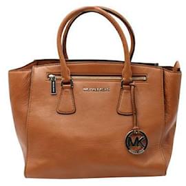 Michael Kors-Michael Kors Sac convertible marron Sophie Satchel-Marron