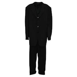 Armani-Armani Black Textured Armani Collezioni x Syd Jerome Suit-Black