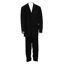 Armani-Armani Black Textured Armani Collezioni x Syd Jerome Suit-Black