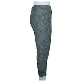 Valentino-Pantalones de encaje grises Valentino-Gris