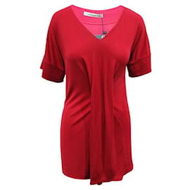 Balenciaga-Balenciaga Mini Vestido Rojo/Sayo-Roja