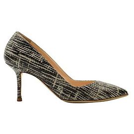 Rupert Sanderson Tacchi a punta con struttura in bianco e nero Multicolore