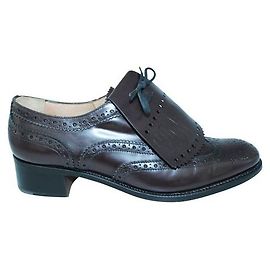 Church's – Dunkelbraune Constance-Schuhe mit Laserschnitt Braun