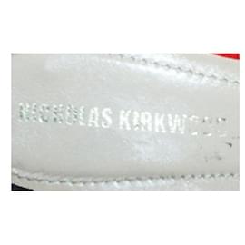 Nicholas Kirkwood-NICHOLAS KIRKWOOD Nicholas Kirkwood Pop Art Heeled Sandal-Red