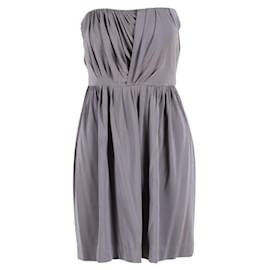 Autre Marque-CONTEMPORARY DESIGNER Grey Sleeveless Dress-Grey