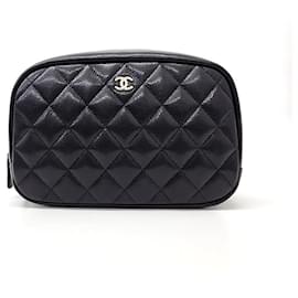 Chanel-Bolsa de caviar Chanel-Negro