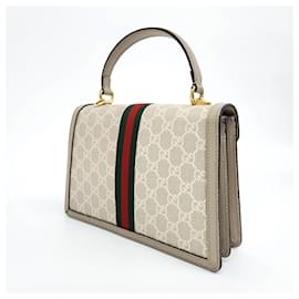 Gucci-Gucci  Ophidia Top Handle Bag (651055)-Multiple colors,Beige