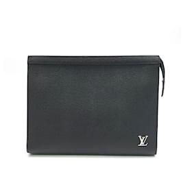 Louis Vuitton-Louis Vuitton Taiga Pochette Voyage MM M30450-Noir