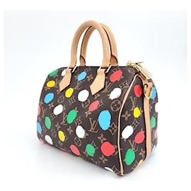 Louis Vuitton-Louis Vuitton x Kusama Yayoi Brea Speedy 25 M46433-Multicolore,Altro,Monogramma