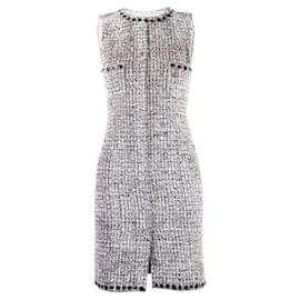 Chanel-Vestido sem mangas CHANEL Tweed-Preto