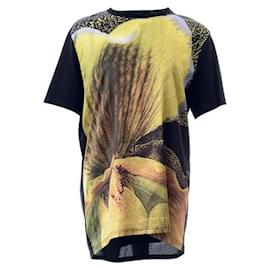 Givenchy-GIVENCHY Camiseta extragrande de seda con estampado-Multicolor