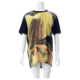 Givenchy-GIVENCHY Camiseta extragrande de seda con estampado-Multicolor