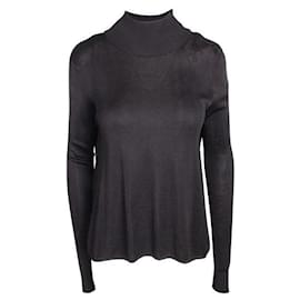 Autre Marque-Dion Lee Backless Black Knitted Top-Black