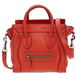 Céline-Céline Nano Luggage bag-Red