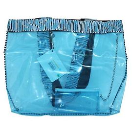 Bolsa transparente Missoni Beachwear Azul