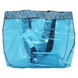 Missoni-Bolsa transparente Missoni Beachwear-Azul