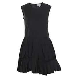 Autre Marque-CONTEMPORARY DESIGNER Black Sleeveless Dress-Black