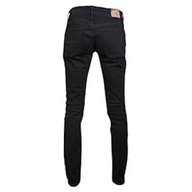 Autre Marque-CONTEMPORARY DESIGNER Black Skinny Jeans-Black