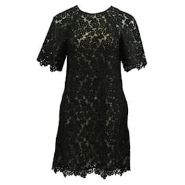 Erdem-Erdem Black Guipere Lace Dress-Black