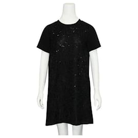 D&G-D&G Black Short Sleeve Dress-Black
