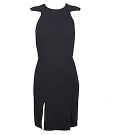 Autre Marque-Yeojin Bae Cut Out Back Mini Dress-Black
