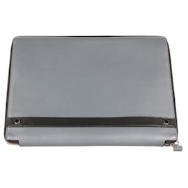 Autre Marque-CONTEMPORARY DESIGNER Leather Tablet Case-Grey
