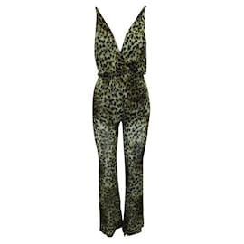 Reformation-REFORMATION Animal Print Jumpsuit-Other