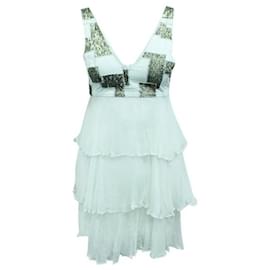 Autre Marque-CONTEMPORARY DESIGNER Sleeveless Tiered Dress-White