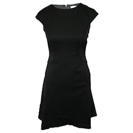 Autre Marque-CONTEMPORARY DESIGNER Black Flare Dress-Black