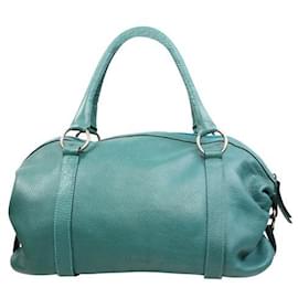 Autre Marque-ZEITGENÖSSISCHE DESIGNER Handtasche aus grünem Leder-Grün