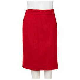 Chanel-Chanel Vintage Mini Skirt-Red