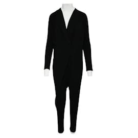 Autre Marque-Scanlan & Theodore Black Long Sleeved Jumpsuit-Black