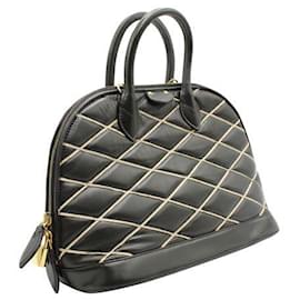 Louis Vuitton-Louis Vuitton Malletage Alma Pm Bag-Black
