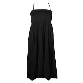 Y3 Y-3 Robe mi-longue noire Noir