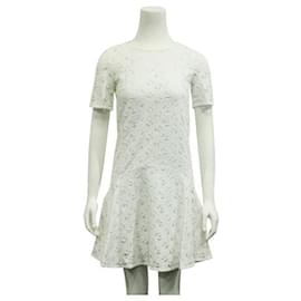 Kenzo-Kenzo White Short Sleeve Dress-White