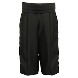 Zimmermann-Zimmermann - Pantaloni eleganti Capri neri con fascia da smoking-Nero