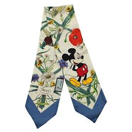 Gucci-2020 Bufanda de seda Disney-Multicolor