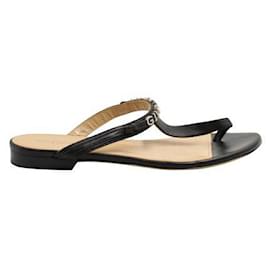 Givenchy-Givenchy Sandales à tongs Elba noires Givenchy-Noir