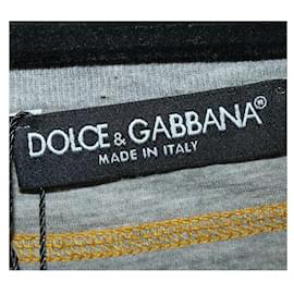 Dolce & Gabbana-DOLCE & GABBANA Gelbes T-Shirt-Gelb