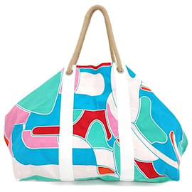 Hermès-Große Strandtasche von Hermès-Mehrfarben