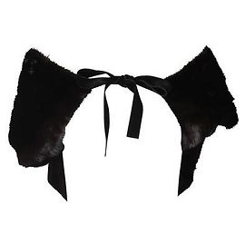 Prada Dark Brown Mink Stole Brown