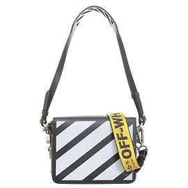 Off White Off-White Warning Tape Shoulder Bag Black