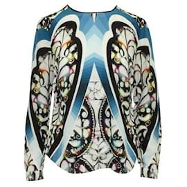 Peter Pilotto-Peter Pilotto Multicolor Abstract Print Blouse-Other