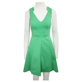 Autre Marque-CONTEMPORARY DESIGNER Vestido verde com decote em V-Verde