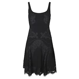 Diane Von Furstenberg-DIANE VON FURSTENBERG Embellished Black Dress-Black