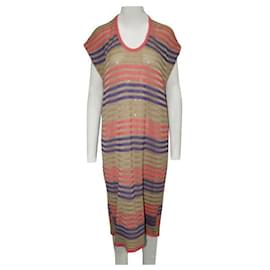 Pleats Please-Pleats Please Colorful Striped Dress-Multiple colors