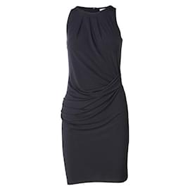 Michael Kors-MICHAEL MICHAEL KORS Black Draped Dress-Black