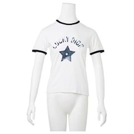 Dior-T-Shirt „Lucky Dior“-Weiß