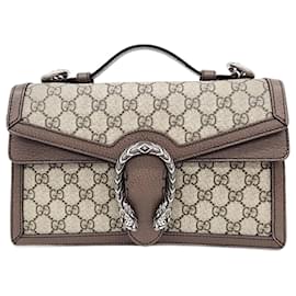 Gucci-Gucci „Dionysus GG“ Tasche mit Henkel-Beige