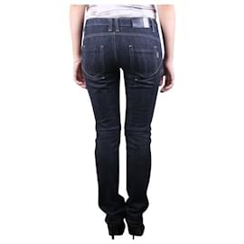 Autre Marque-ZEITGENÖSSISCHE DESIGNER Skinny Jeans mit hoher Taille-Blau